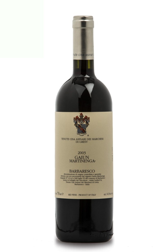 Barbaresco docg Gaiun Martinenga Marchesi di Gresy 2003