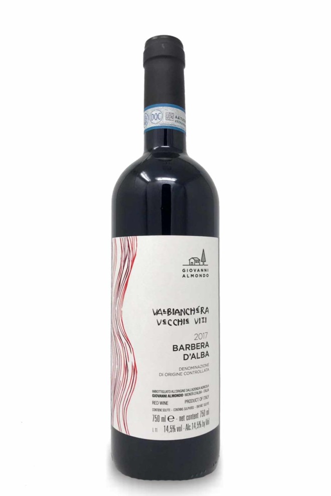 Barbera d'Alba doc Valbianchera Vecchie Viti Giovanni Almondo 2017