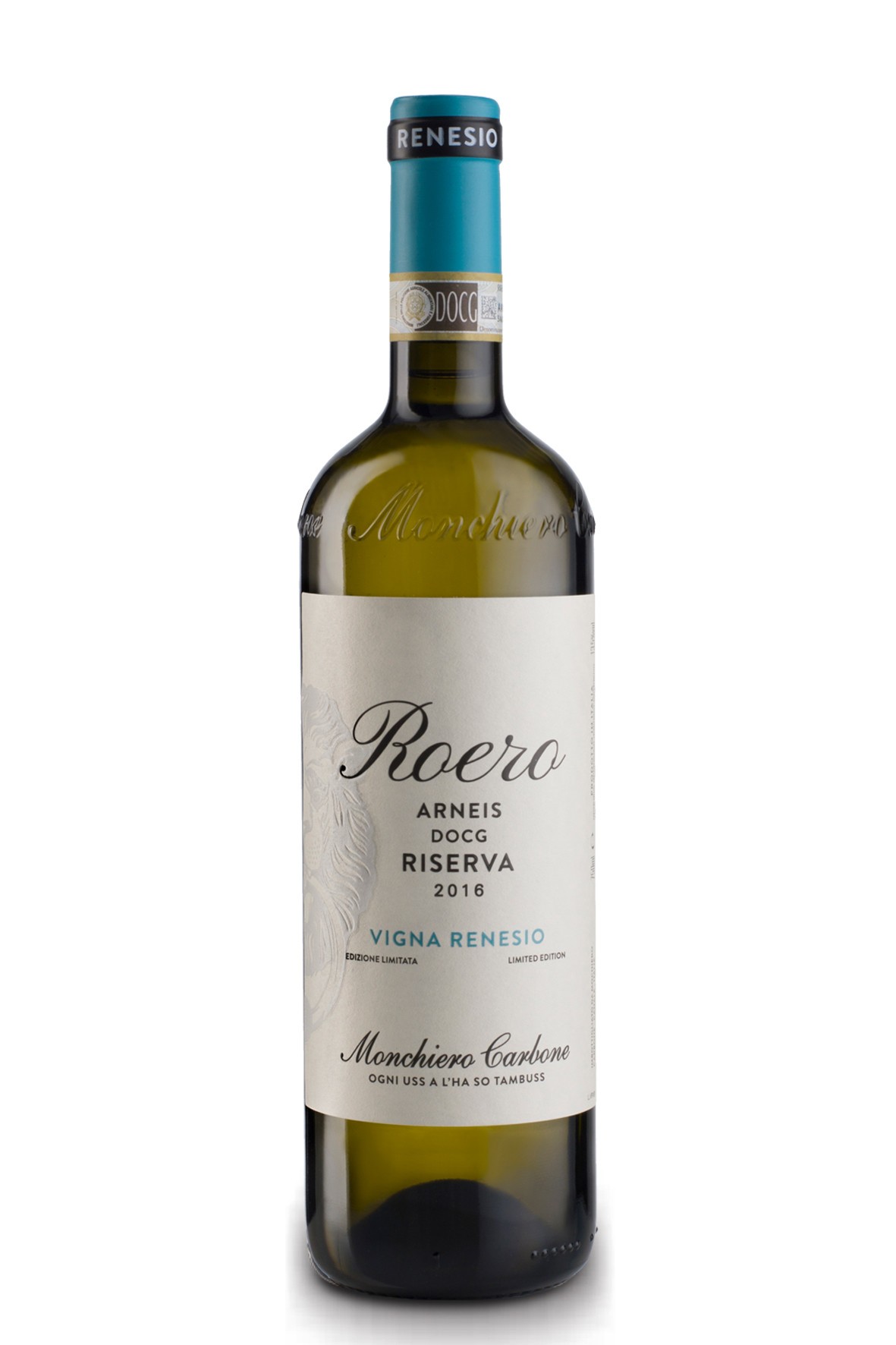 Roero Arneis Riserva docg Vigna Renesio Monchiero Carbone 2016