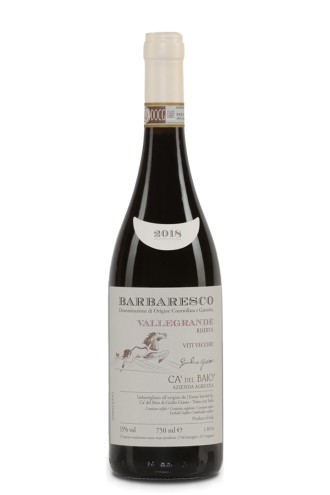 Barbaresco docg Vallegrande Riserva Viti Vecchie Ca' del Baio 2018